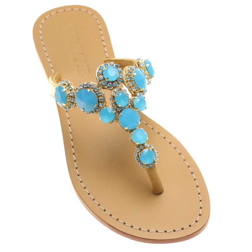 Turquoise Sandals - Mystique Sandals