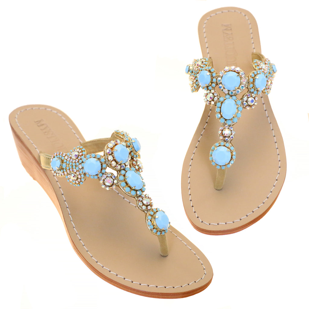 Turquoise Sandals - Mystique Sandals