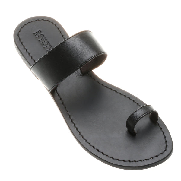 Contemporary & Trendy Flat Leather Women's Sandals | Mystique Sandals
