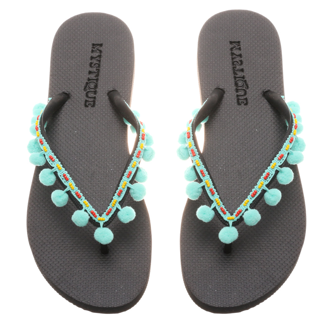 rhinestone flip flops