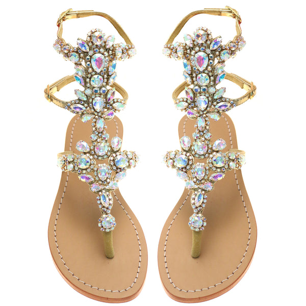 Atlantic City - Mystique Jeweled Gladiator Sandal | Mystique Sandals