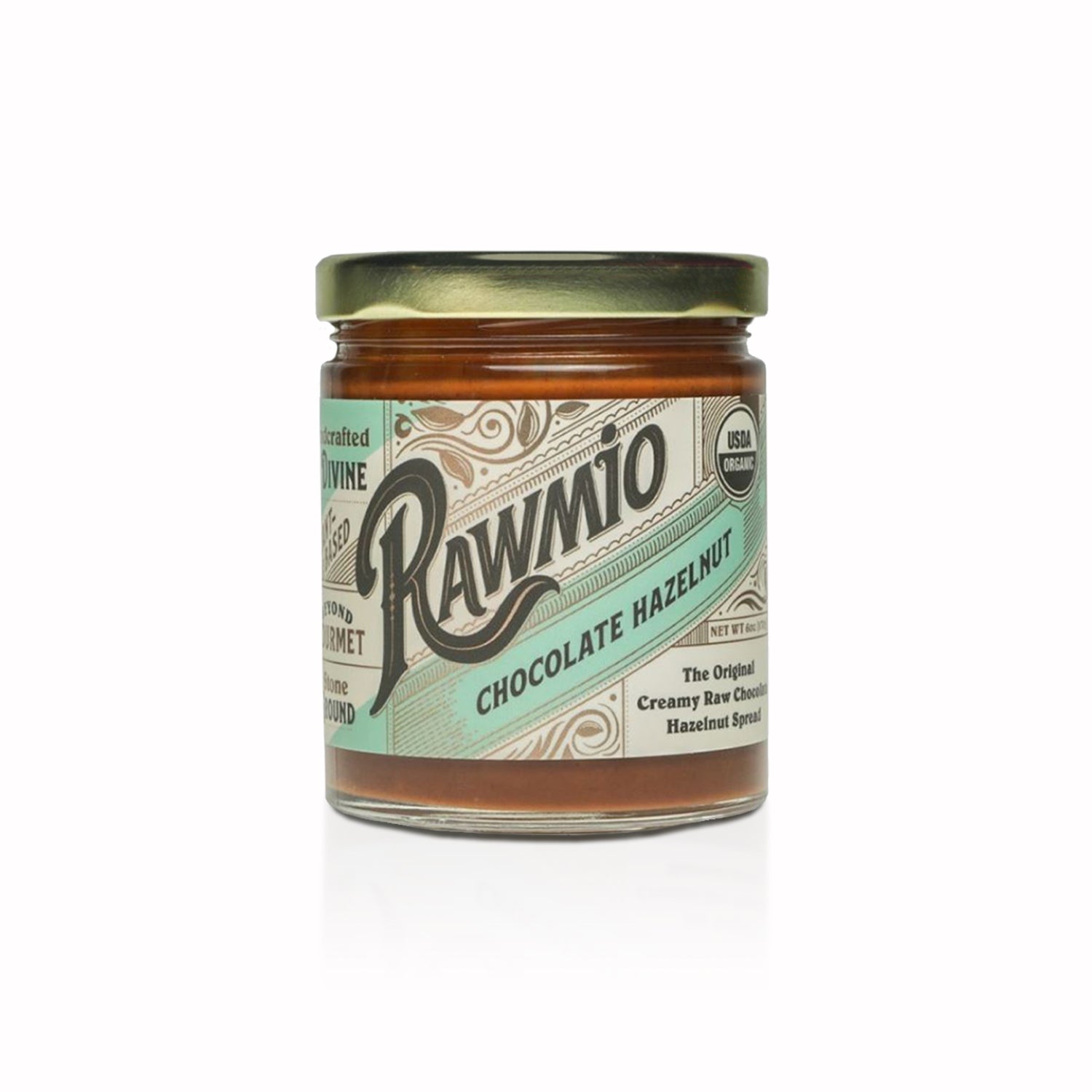 Rawmio Hazelnut - Beyond Gourmet Creamy Raw Chocolate Hazelnut Spread 6oz