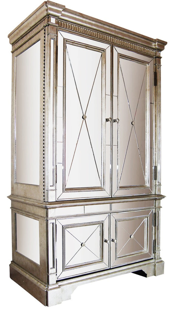 Antique Mirror Armoire Tv Cabinet Interiors Online