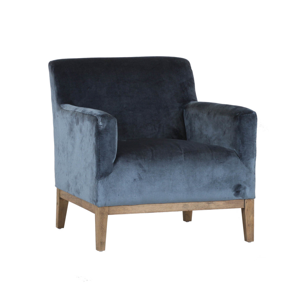 blue grey chair