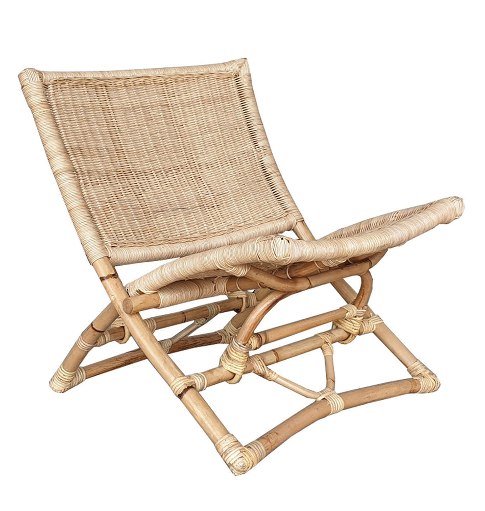 Malang Folding Rattan Beach Chair | Interiors Online