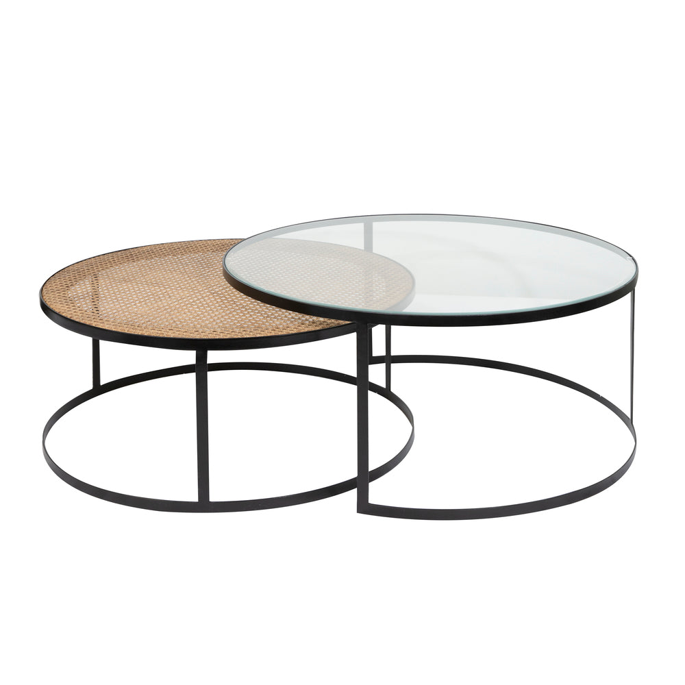 Round Coffee Table Nest With Caesarstone Top Moss Furniture Moss Furniture