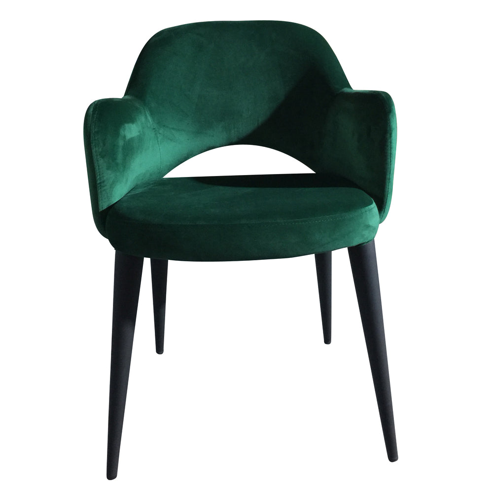 maestro dining chair green velvet