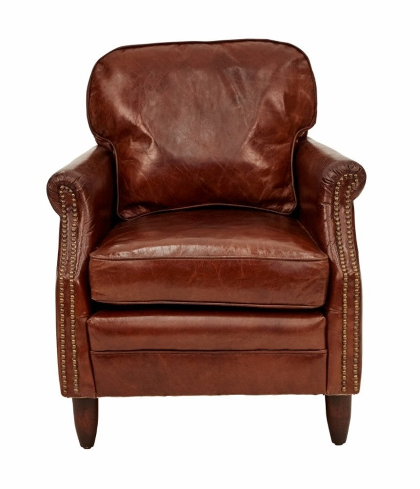 leather armchair