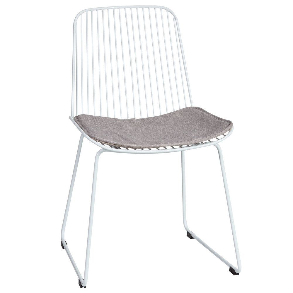 blanche indooroutdoor dining chair white