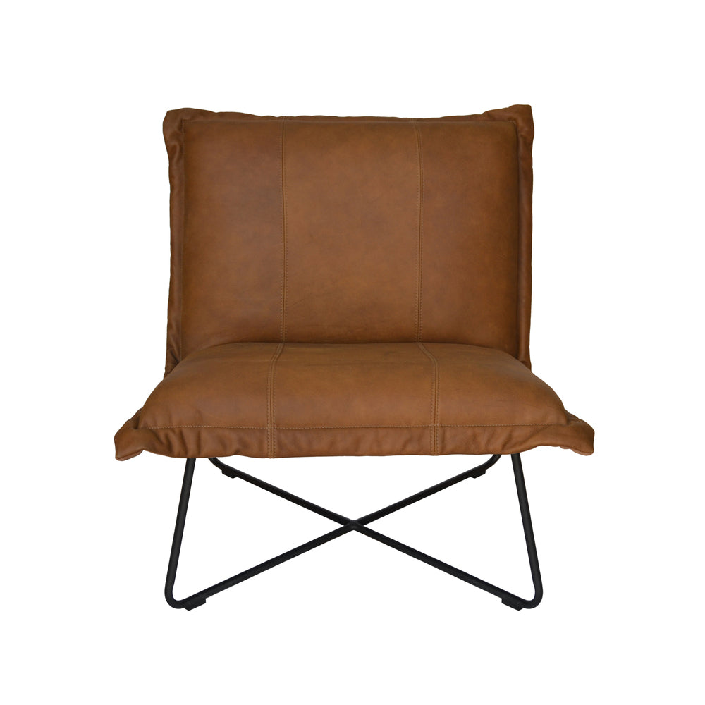 christophe chair cognac leather