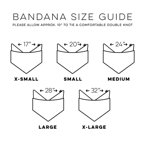 Bandana Size Guide