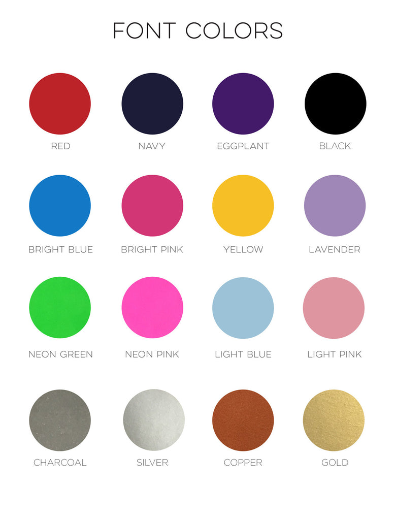 Light Color Chart