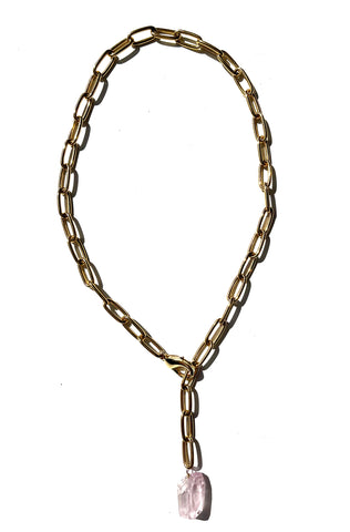 Love Surrounds Me Kunzite Necklace