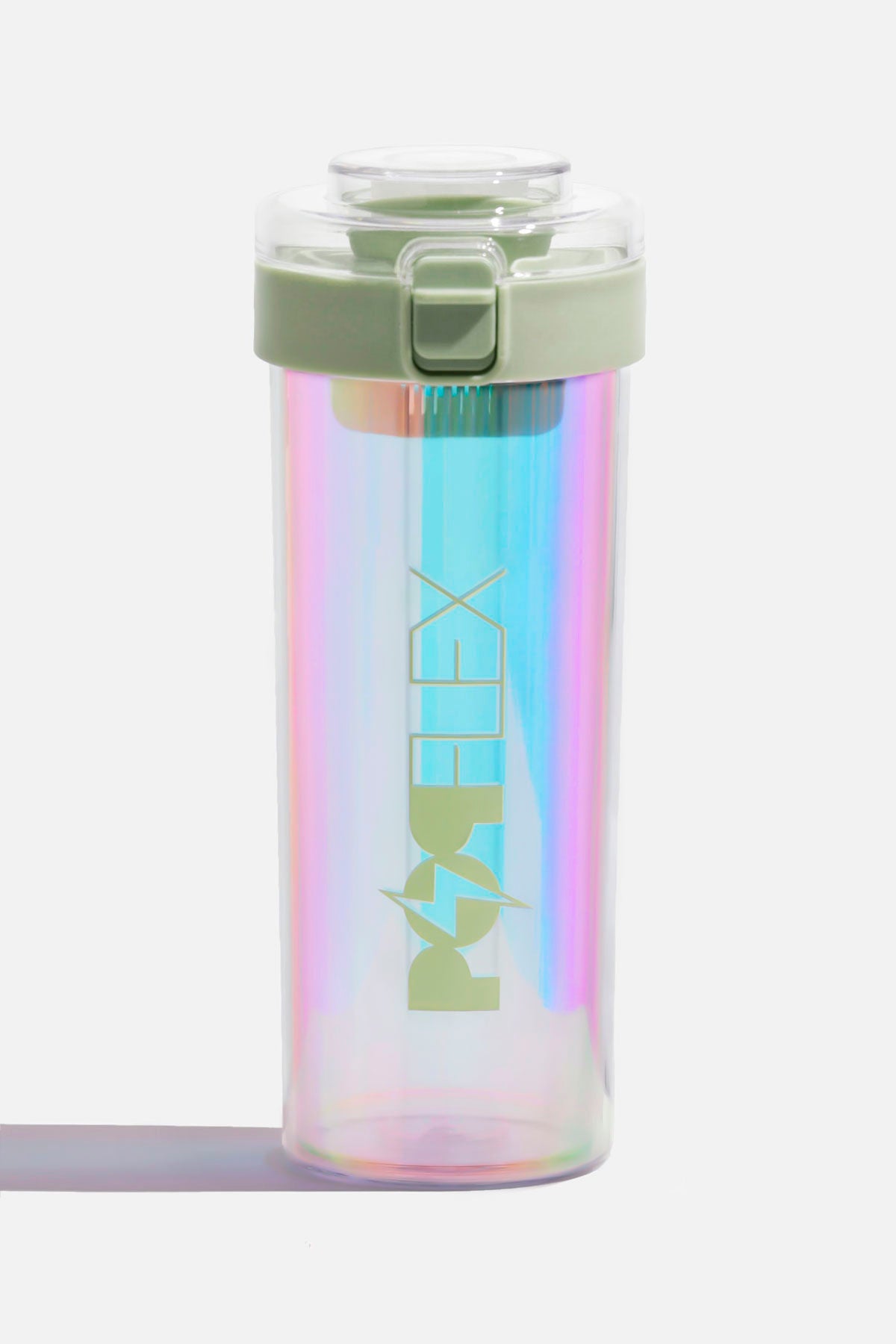 Clear Reusable Water Bottles with Infuser - Forest Green 20 oz Peacock Green