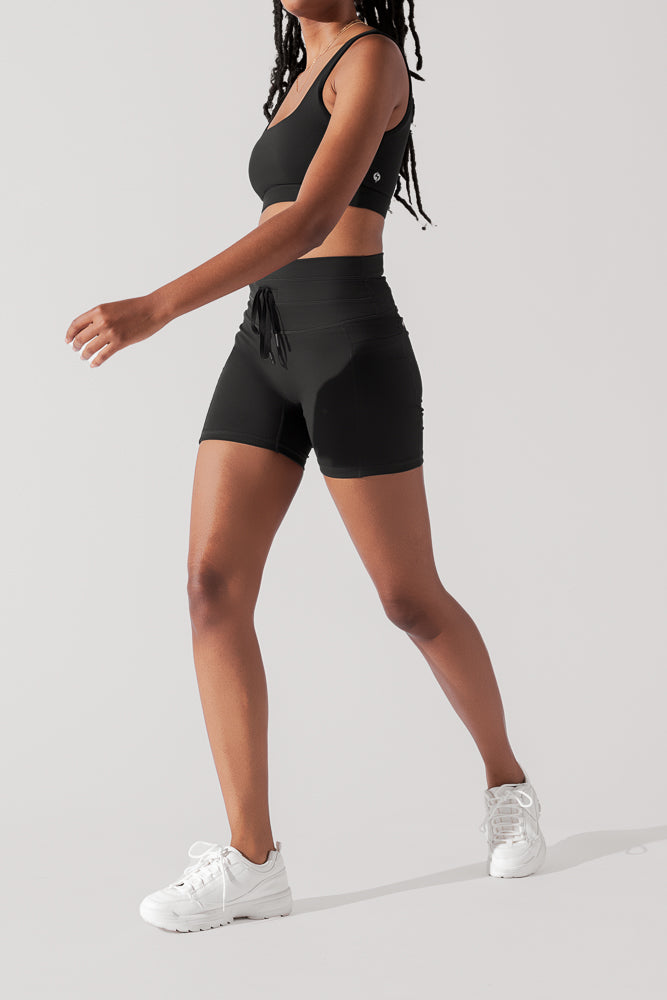 Cargo Booty Short - Black – POPFLEX®