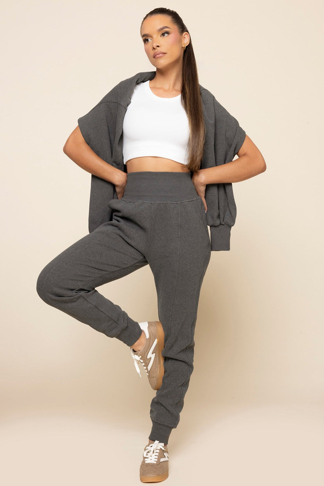 Ooey Gooey Jogger - Charcoal Heather