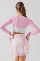 Relevé Ribbed Shrug - Bubblegum Nav Image 8