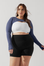 Relevé Ribbed Shrug - Nightshadow Blue Nav Image 5