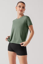 The Perfect Tee - Leaf Green Nav Image 2