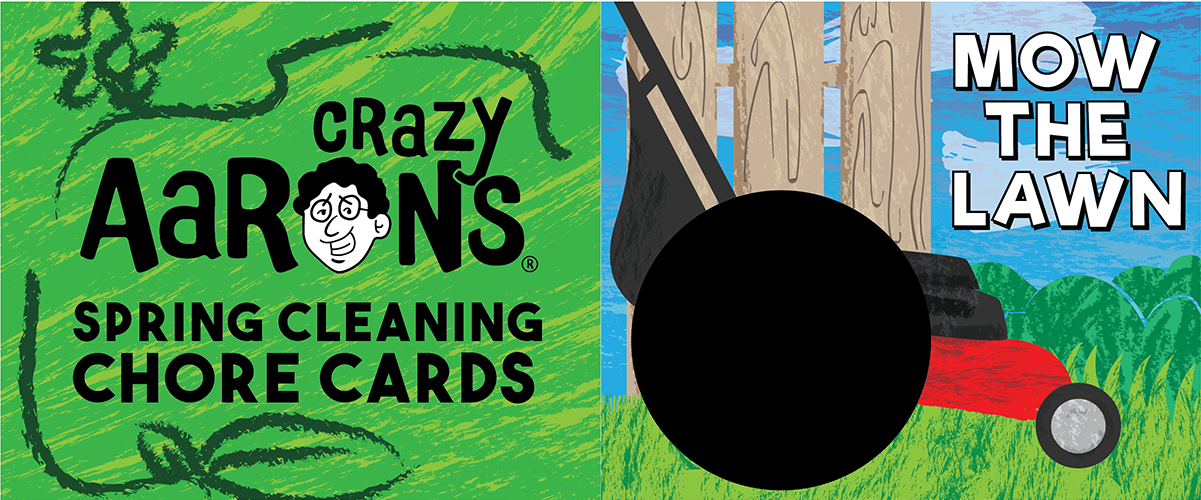 Crazy Aaron's FREE Spring Cleaning Chore Cards