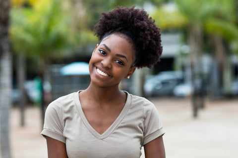 afro puff