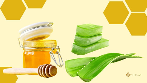 Image of honey and aloe vera 