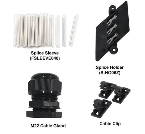 Accessories of DPPY12 BK Series SC Duplex DIN Rail Patch Panel