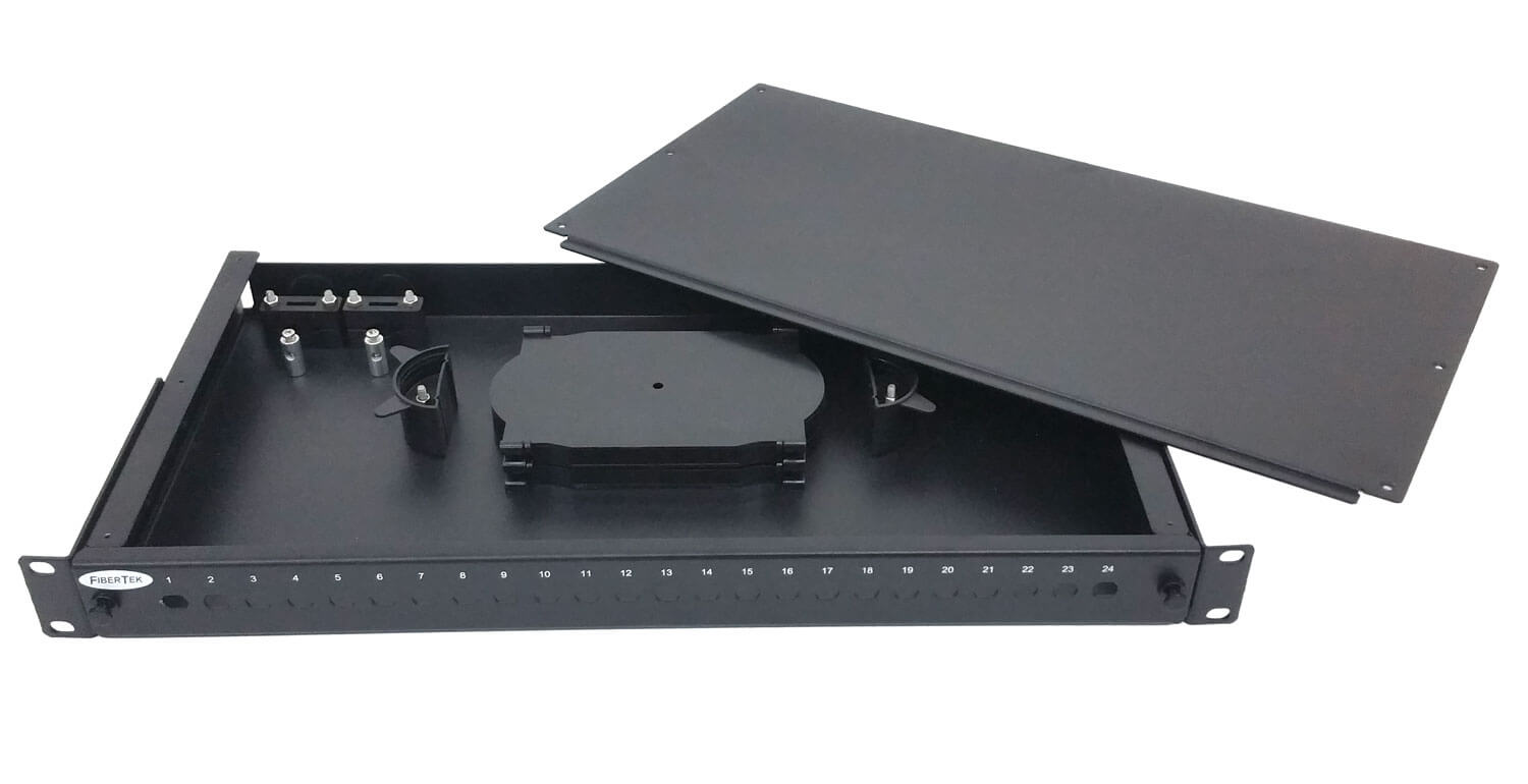 Removable Top Cover of FPP124 Series FC Simplex Rack Mount Patch Panel