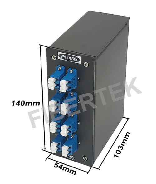 Specifications of DPPY12 BK Series LC Duplex Adapters