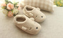Autumn And Winter Cartoon Bear Bag With Home Cotton Slippers Indoor Soft Bottom Female Cotton Indoor - SolaceConnect.com