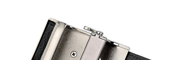 Men's Real Genuine Leather Belts Automatic Buckle Male Waistbands Belt Men Luxury Accessories NCK424 - SolaceConnect.com