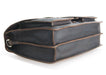 Men's Cow Leather Large Capacity File Laptop Business Briefcase Bag - SolaceConnect.com