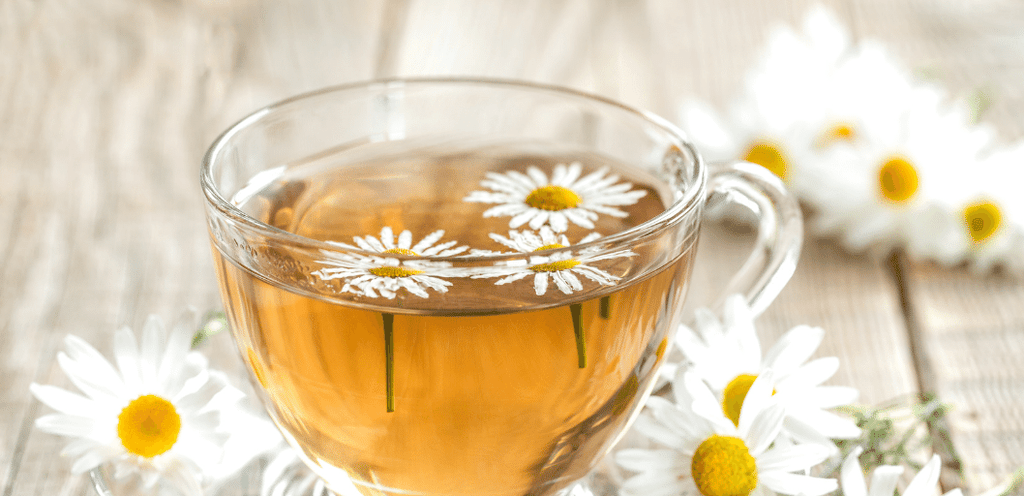 Chamomile tea for clear skin Evolve Organic Beauty