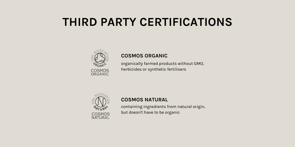 COSMOS Certifications Evolve Organic Beauty