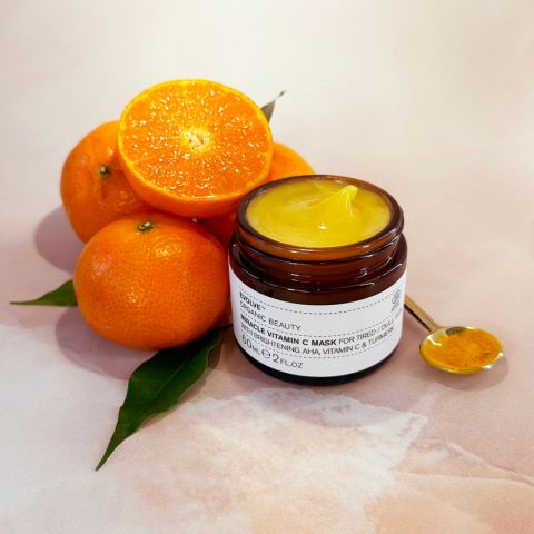 miracle vitamin c mask with oranges