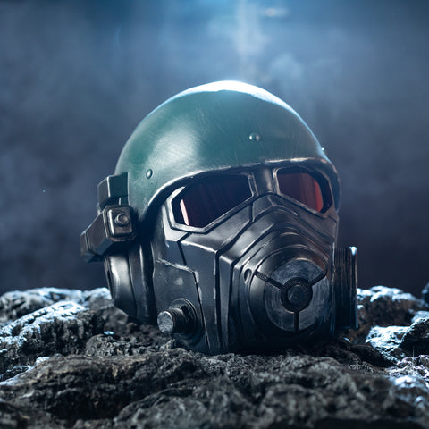 Xcoser Fallout 4 NCR Veteran Ranger Elite Riot Gear Helmet Resin