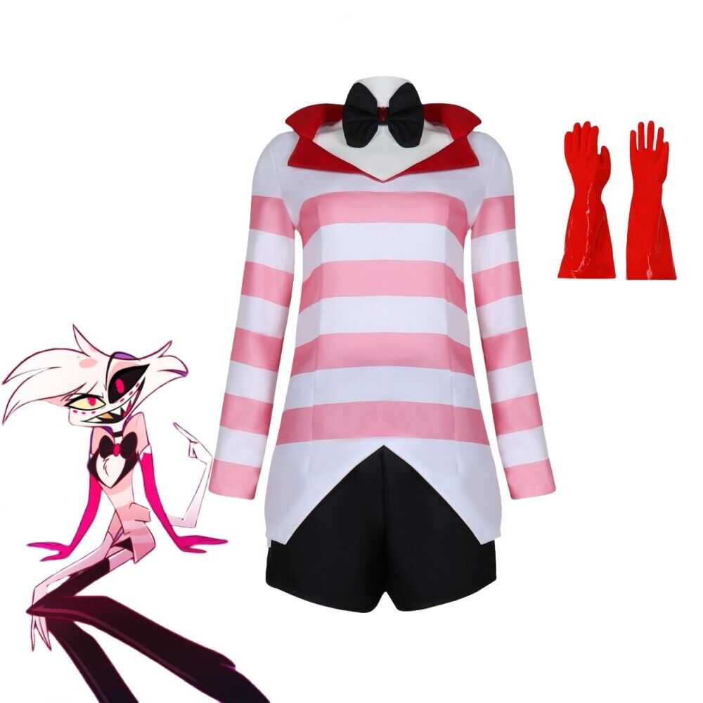 Xcoser Hazbin Hotel Angel Dust Cosplay Costume