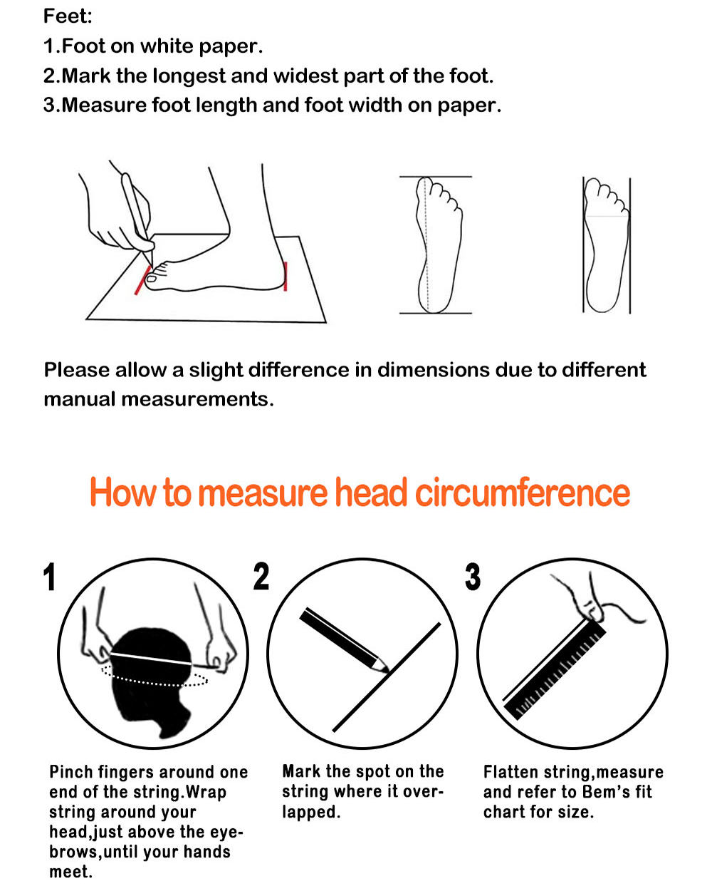 Size chart - 6