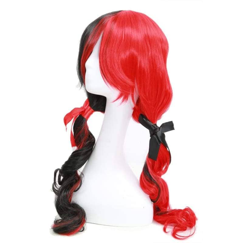 long curly costume wig