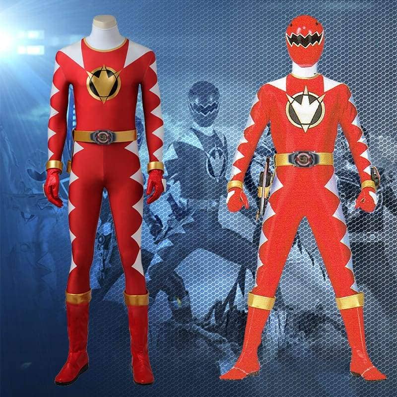 Mighty Morphin Power Rangers Red Ranger Cosplay Costume - Without Boots - Xcoser International Costume Ltd.