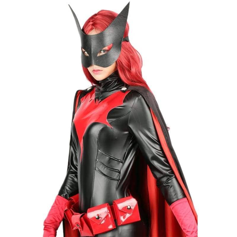 Xcoser Batwoman Black Pu Suit Cosplay Costume Best By Xcoser 