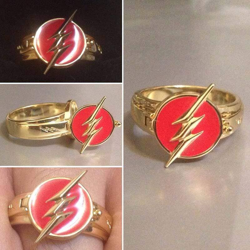 925 Sterling Silver The FLASH Ring Open Cover Superhero Ring Jewelry  K722259M3774143 From Cdjz, $100.61 | DHgate.Com