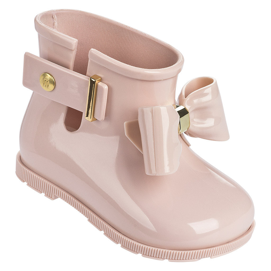 light pink rain boots