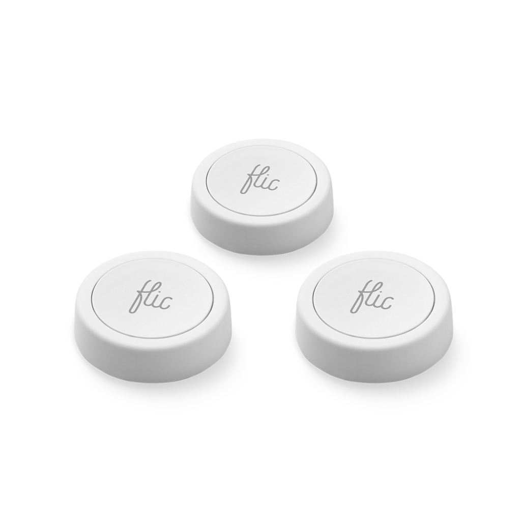 Flic 2 Starter Kit – 4x Smart Bluetooth Button, Hub LR, Power Outlet,  Stickers