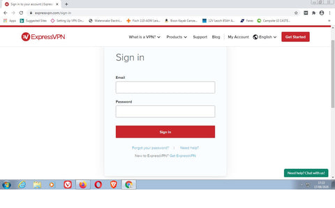 express vpn login