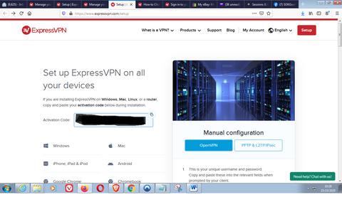 how to get express vpn credential on to vpn router