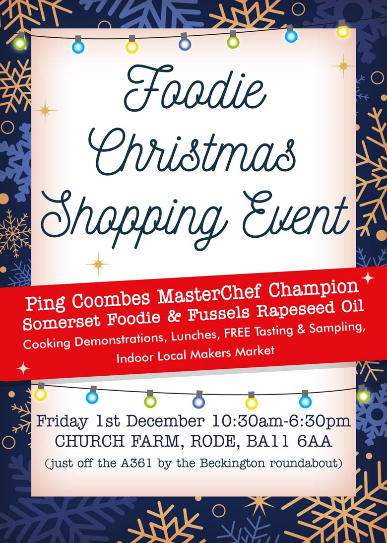 Fussels of Somerset Christmas Shopping Event - Friday 1st December 2023