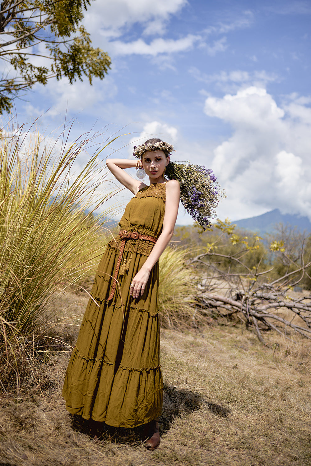 Walk in Fields of Gold with this magical new bohemian luxe collection by Tulle and Batiste