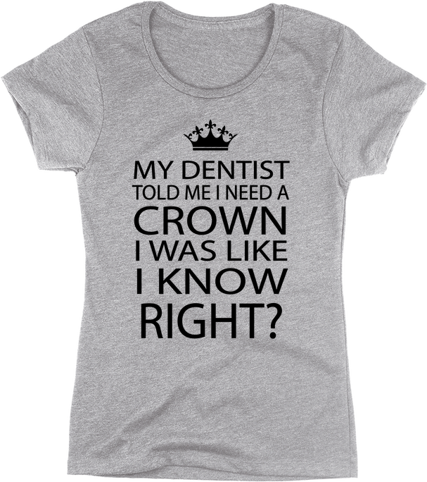 My Dentist Told Me I Need A Crown Eternal Weekend