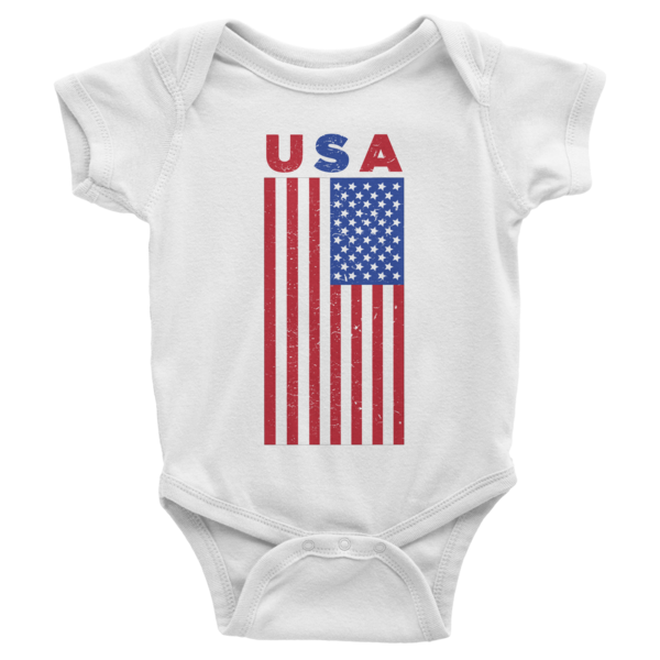 USA Infant short sleeve onesie - Eternal Weekend